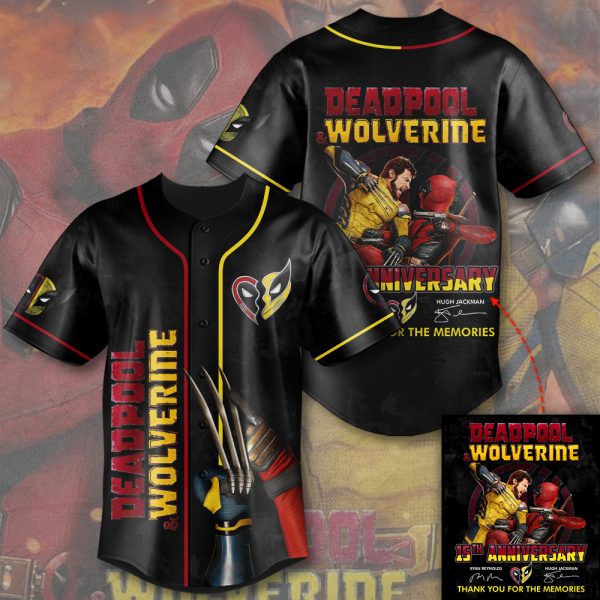 Deadpool x Wolverine Baseball Jersey - HOATT 5799