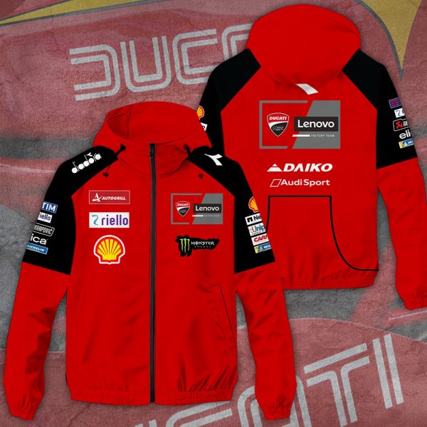 Ducati Lenovo Team 3D Windbreaker Jacket - TANTN 7991