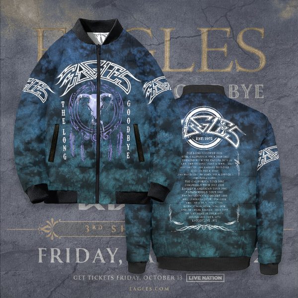 Eagles Band 3D Bomber Puffer Jacket - TANTN 7916