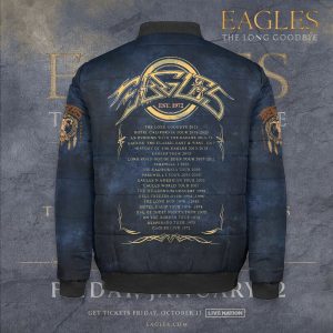 Eagles Band 3D Bomber Puffer Jacket - TANTN 7917