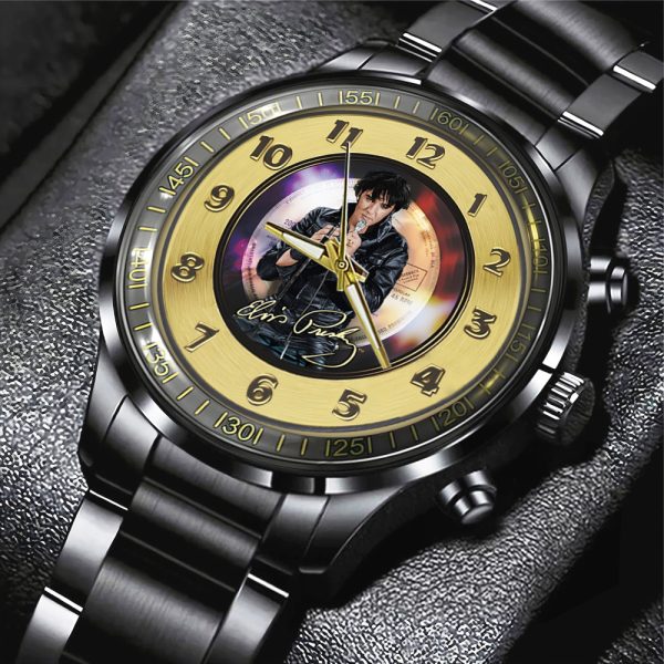 Elvis Presley Black Stainless Steel Watch - MAITM 7724