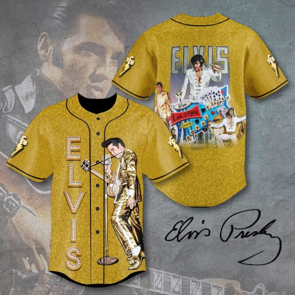 Elvis Presley Baseball Jersey - VANDH 3284