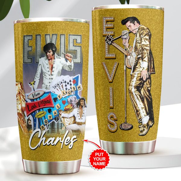 Personalized Elvis Presley Tumbler Cup - VANDH 3277