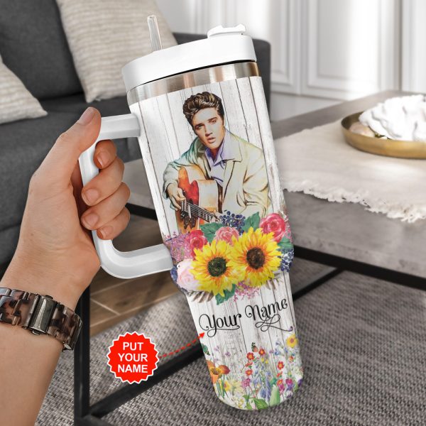 Personalized Elvis Presley 40oz Stanley Tumbler - VANDH 3276