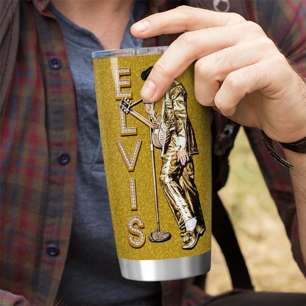 Personalized Elvis Presley Tumbler Cup - VANDH 3277