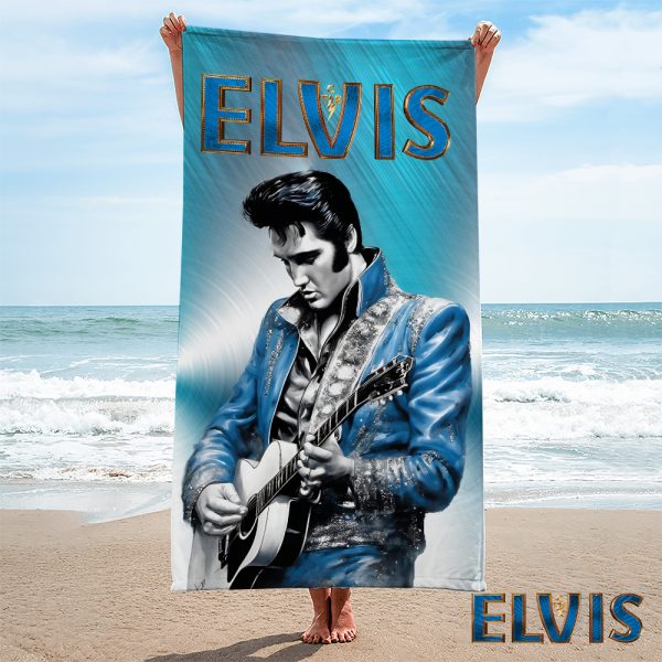 Elvis Presley Rectangle Beach Towel - HOATT 5797