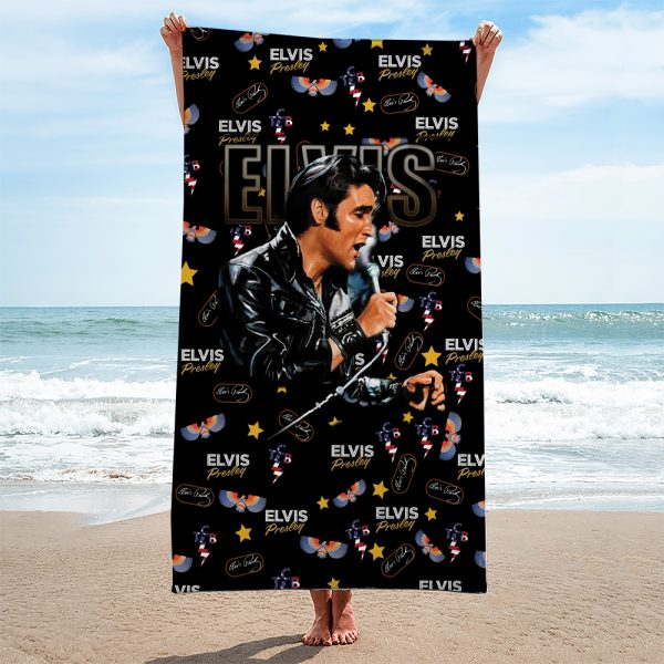 Elvis Presley Rectangle Beach Towel - HOATT 5946