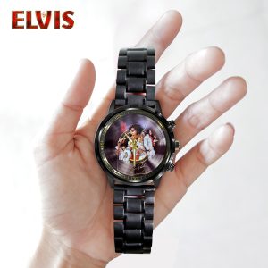 Elvis Presley Black Stainless Steel Watch - TANTN 7843