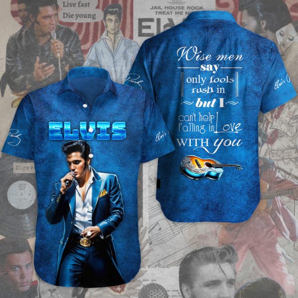 Elvis Presley Short Sleeve Dress Shirt - HOATT 5926.1