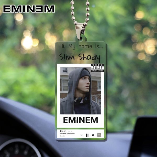 Eminem Custom shape Clear 1-sided Acrylic Car Ornament - HOATT 6070