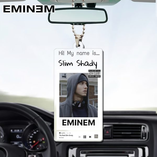 Eminem Custom shape Clear 1-sided Acrylic Car Ornament - HOATT 6070