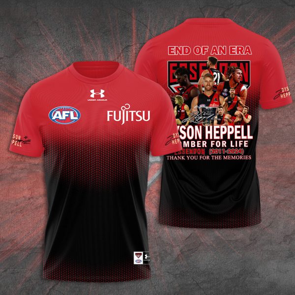 Essendon FC x Dyson Heppell 3D Apparel - TANTN 7980