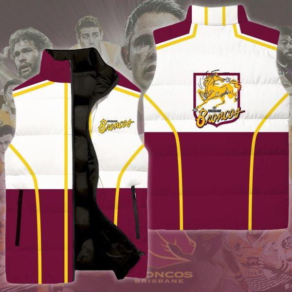 Brisbane Broncos 3D Down Vest - GNE 1127