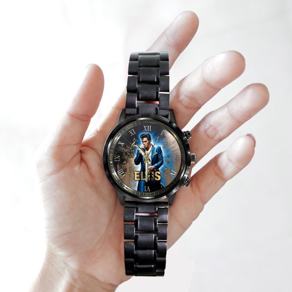 Elvis Presley Black Stainless Steel Watch - HOATT 5760