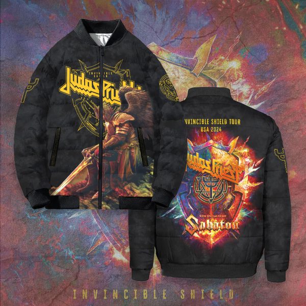 Judas Priest 3D Bomber Puffer Jacket - TANTN 7924