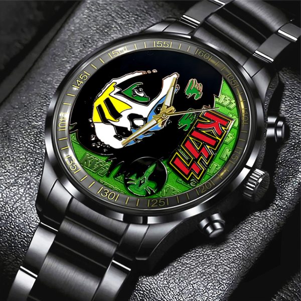 Kiss Band Black Stainless Steel Watch - TANTN 7774