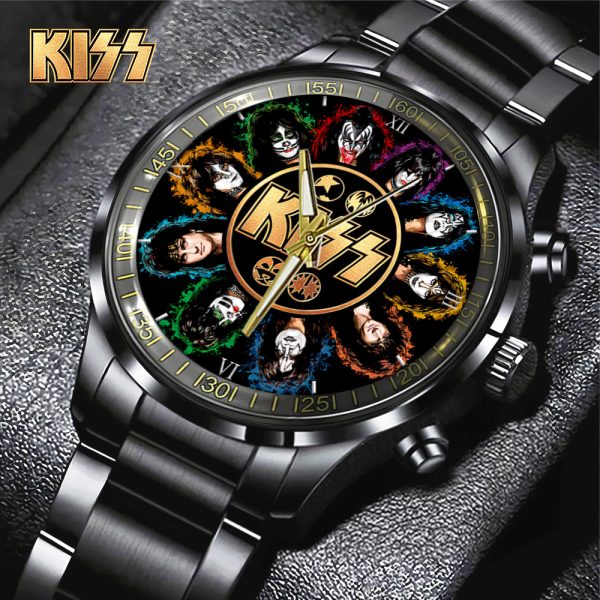 Kiss Band Black Stainless Steel Watch - GNE 1057