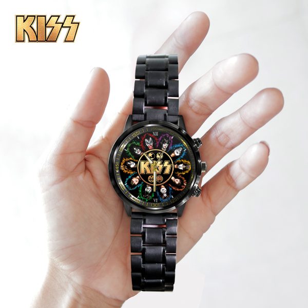 Kiss Band Black Stainless Steel Watch - GNE 1057