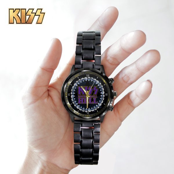 Kiss Band Black Stainless Steel Watch - TANTN 7766