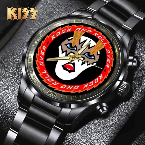 Kiss Band Black Stainless Steel Watch - TANTN 7769