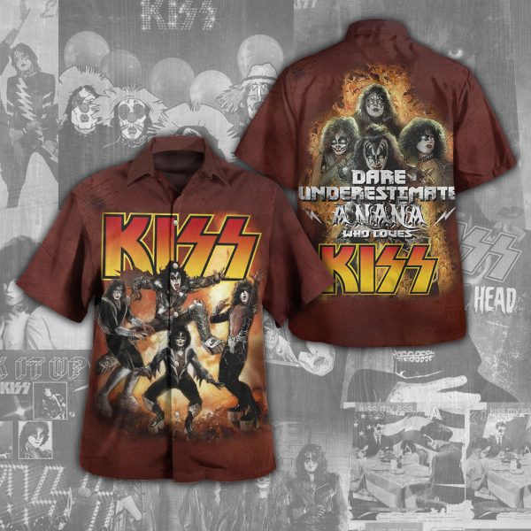 Kiss Band 3D Hawaiian Shirt - TANTN 7860