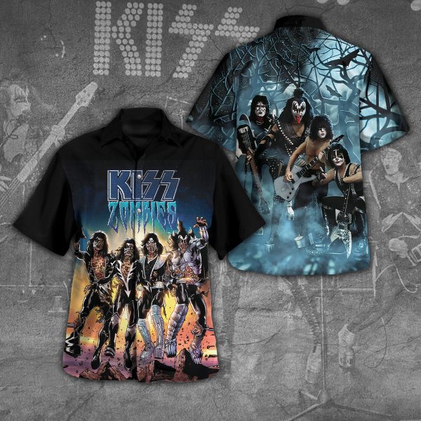 Kiss Band 3D Hawaiian Shirt - TANTN 7858