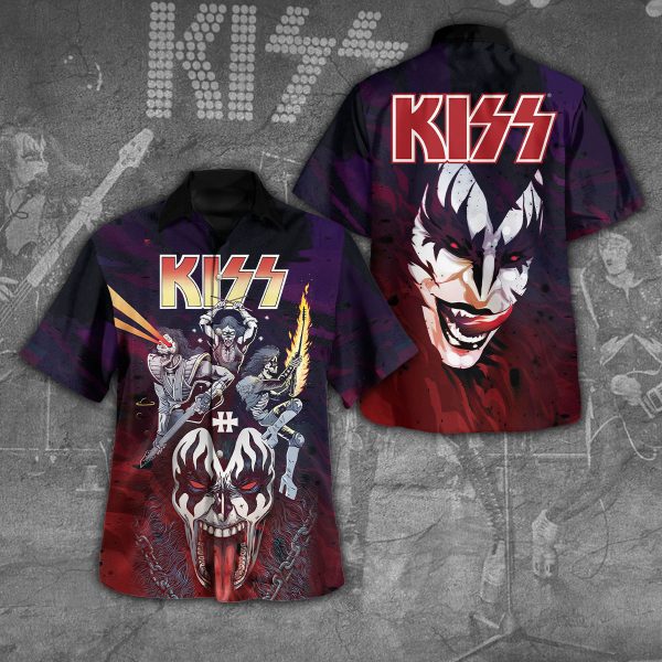 Kiss Band 3D Hawaiian Shirt - TANTN 7861