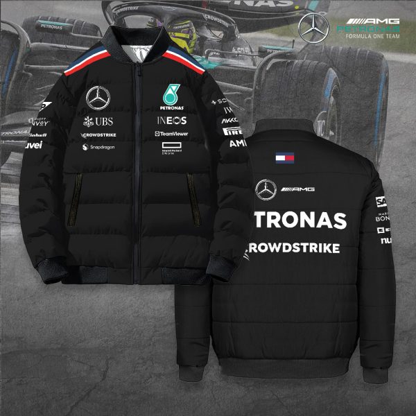 Mercedes-AMG Petronas F1 3D Bomber Puffer Jacket - TANTN 7934