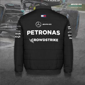 Mercedes-AMG Petronas F1 3D Bomber Puffer Jacket - TANTN 7934