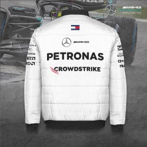 Mercedes-AMG Petronas F1 3D Bomber Puffer Jacket - TANTN 7935