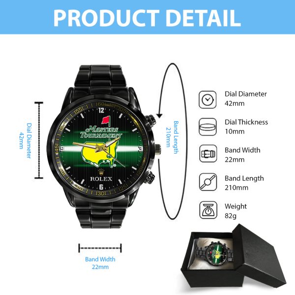 Masters Tournament x Rolex Black Stainless Steel Watch - MAITM 7631