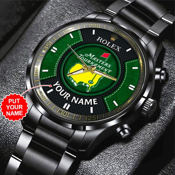 Personalized Masters Tournament x Rolex Black Stainless Steel Watch - MAITM 7630