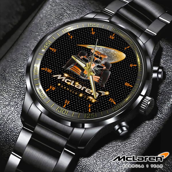 McLaren Black Stainless Steel Watch - HOATT 6062