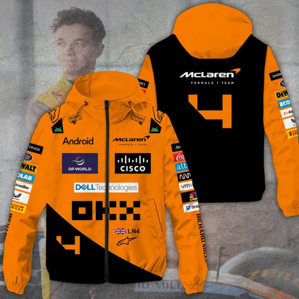 Mclaren x Lando Norris 3D Windbreaker Jacket - TANTN 8028