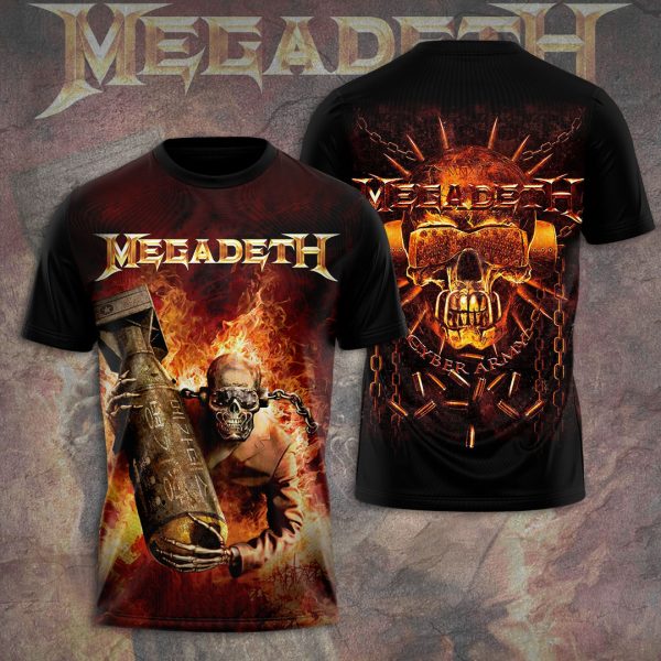 Megadeth Band 3D Apparel - TANTN 7862