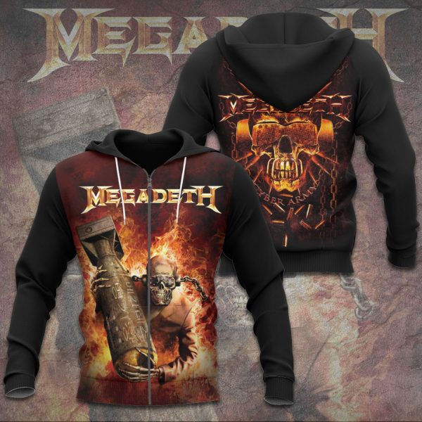 Megadeth Band 3D Apparel - TANTN 7862