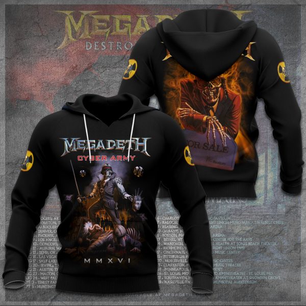 Megadeth Band 3D Apparel - TANTN 7863