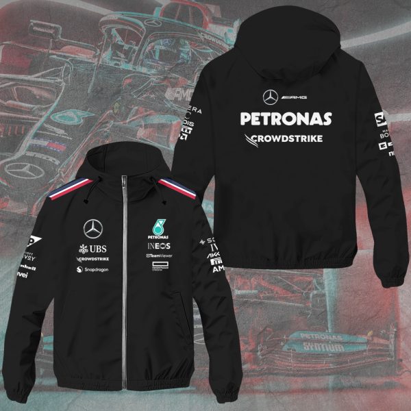 Mercedes-AMG Petronas F1 3D Windbreaker Jacket - HOATT 6060