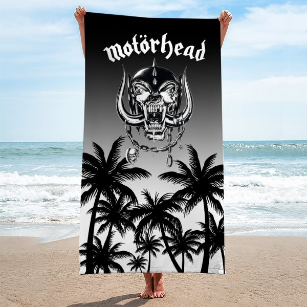 Motörhead Band Rectangle Beach Towel - MAITM 7643