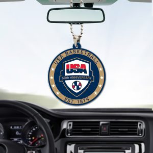 United States National Basketball Team Custom Shape 2-sided Acrylic Car Ornament - MAITM 7689