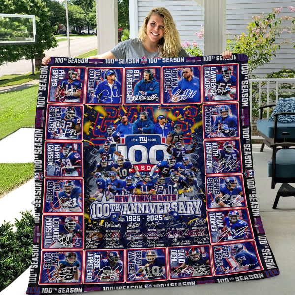 New York Giants Quilt Blanket - TANTN 8023