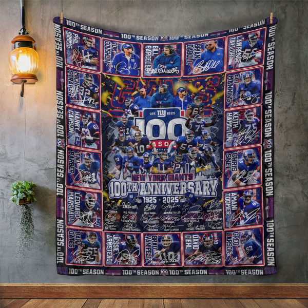 New York Giants Quilt Blanket - TANTN 8023