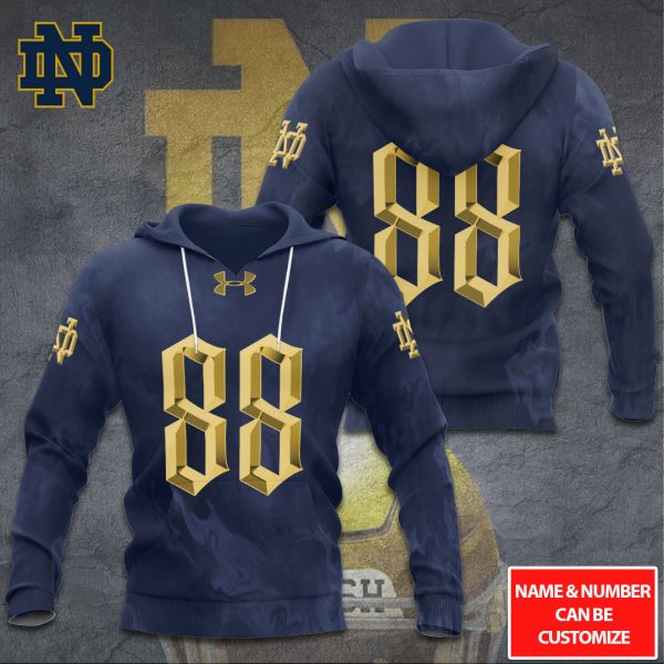 Personalized Notre Dame Fighting Irish Football 3D Apparel - TANTN 7730