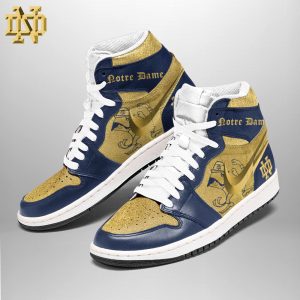 Personalized Notre Dame Fighting Irish Football AJ 1 Sneaker - TANTN 7734