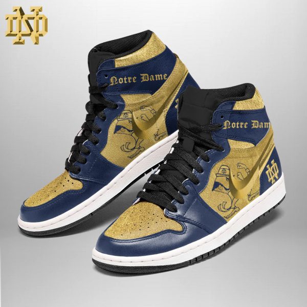 Personalized Notre Dame Fighting Irish Football AJ 1 Sneaker - TANTN 7734