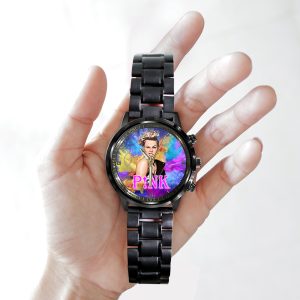 P!nk Black Stainless Steel Watch - GNE 254