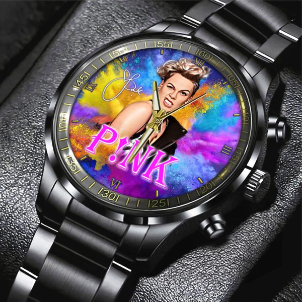 P!nk Black Stainless Steel Watch - GNE 254