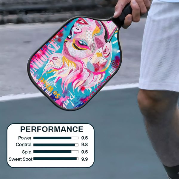 P!nk Custom Pickleball Paddle - GNE 911