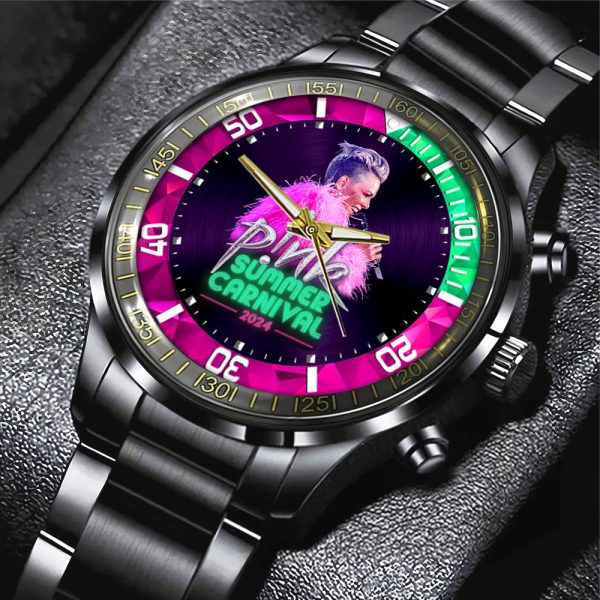 P!nk Black Stainless Steel Watch - GNE 972