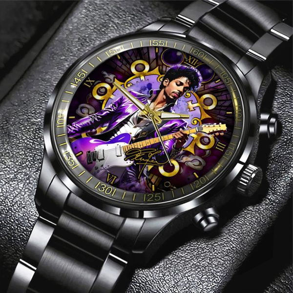 Prince Black Stainless Steel Watch - GNE 1010